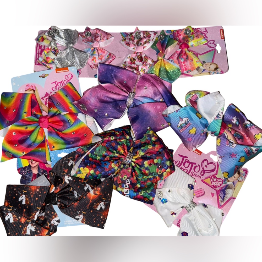 JoJo Siwa Rainbow Hair Accessories Set Vibrant and Playful NWT’s Bundle